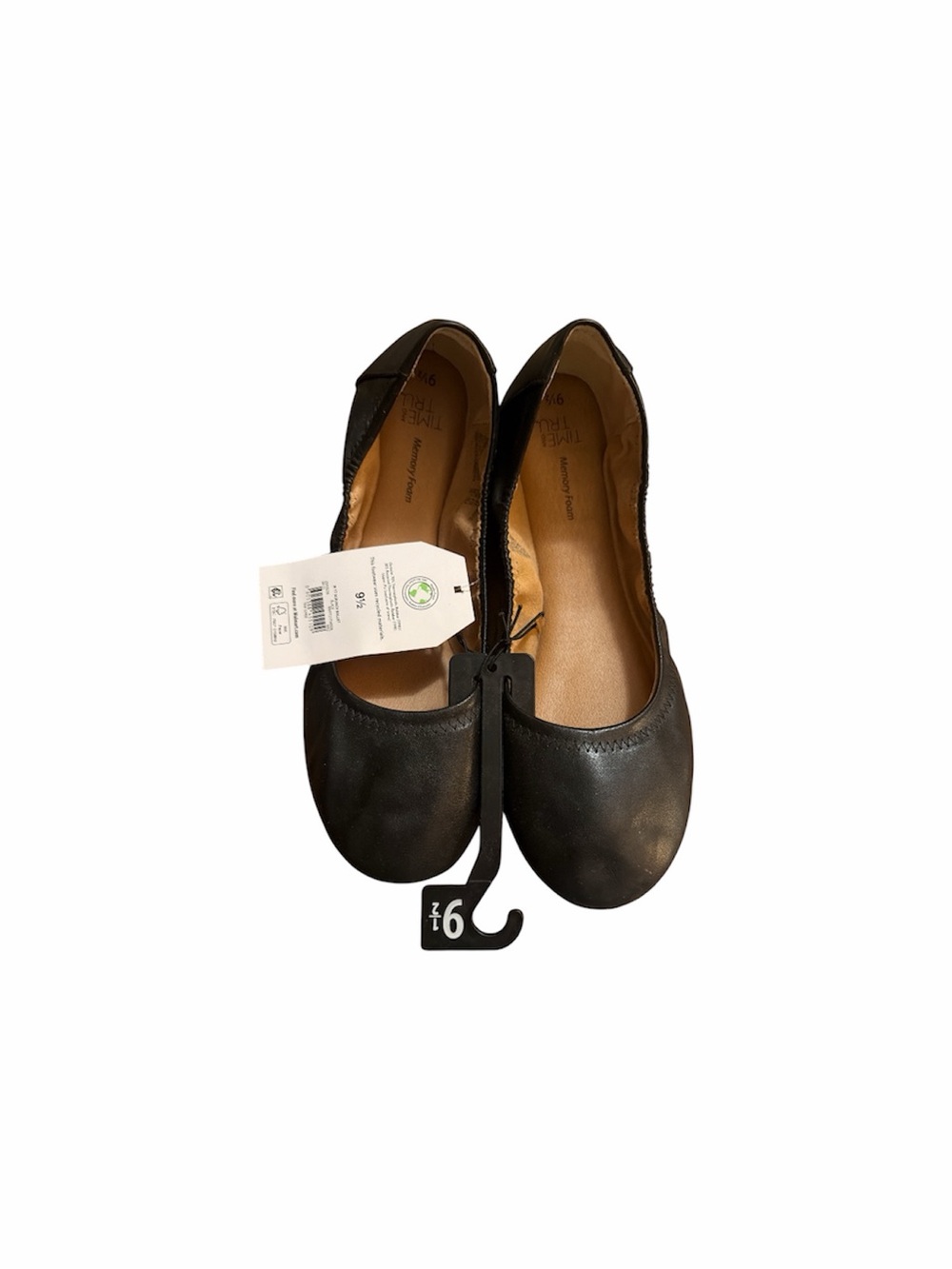 Time and Tru Black Ballet Flats